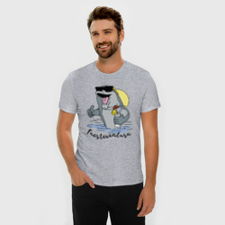 Мужская футболка хлопок Slim Fuerteventura - summer paradise - фото 2