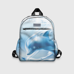 Детский рюкзак 3D Дельфин в лазурном океане