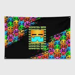 Флаг-баннер Geometry Dash classic levels