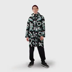 Дождевик унисекс 3D Токийские мстители глитч, glitch - фото 2