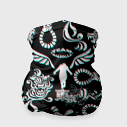 Бандана-труба 3D Токийские мстители глитч, glitch