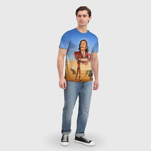 Мужская футболка 3D Сальвадора Дали/Паттерн, цвет 3D печать - фото 5