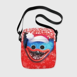 Сумка через плечо 3D Poppy Playtime Хаги Ваги новогодний, снежинки