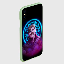 Чехол для iPhone XS Max матовый Эсканор 7 смертных грехов неон - фото 2