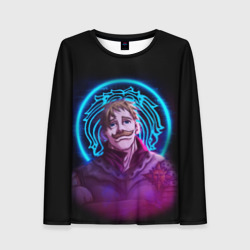 Женский лонгслив 3D Эсканор 7 смертных грехов неон