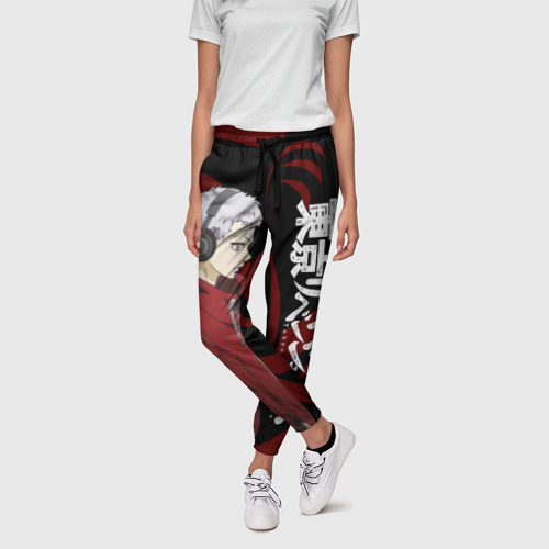 Женские брюки 3D с принтом ТАКАШИ МИЦУЯ | ТОСВА, фото на моделе #1