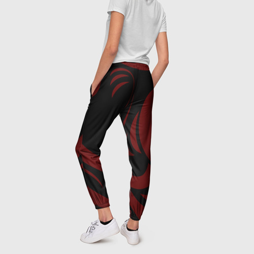 Женские брюки 3D с принтом ТАКАШИ МИЦУЯ | ТОСВА, вид сзади #2