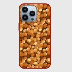 Чехол для iPhone 13 Pro Орехи фундук паттерн