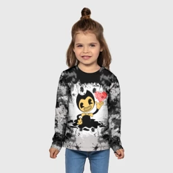 Детский лонгслив 3D Bendy love Бенди с сердцем - фото 2