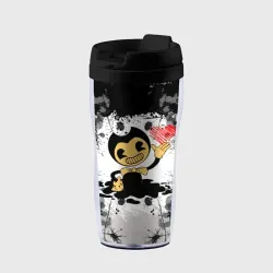 Термокружка-непроливайка Bendy love Бенди с сердцем