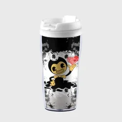 Термокружка-непроливайка Bendy love Бенди с сердцем