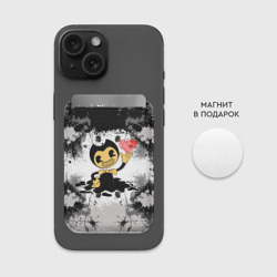 Картхолдер Magsafe магнитный Bendy love Бенди с сердцем - фото 2
