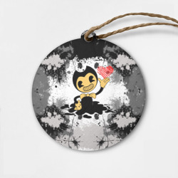 Деревянная игрушка круг Bendy love Бенди с сердцем