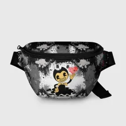 Поясная сумка 3D Bendy love Бенди с сердцем