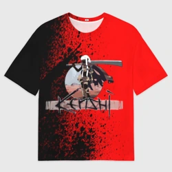 Женская футболка oversize 3D Kenshi Кенши