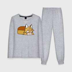 Женская пижама с лонгсливом хлопок Сенко хлеб