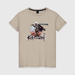 Кенши Самурай – Женская футболка хлопок с принтом купить со скидкой в -20%