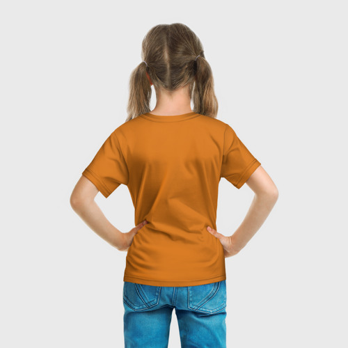 Детская футболка 3D с принтом ГУСЬ СО СМЫСЛОМ, вид сзади #2