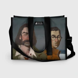 Сумка-шоппер 3D Дюбуа и Куцураги маслом