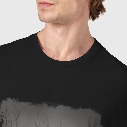 Мужская футболка хлопок Настоящее диско, цвет черный - фото 6
