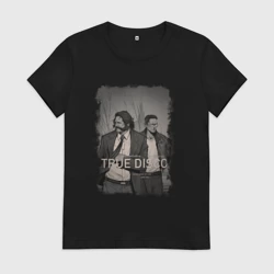 Женская футболка хлопок Настоящее диско