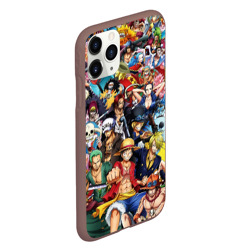 Чехол для iPhone 11 Pro матовый Все Герои аниме Ван Пис all Heroes One piece - фото 2