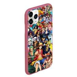 Чехол для iPhone 11 Pro Max матовый Все Герои аниме Ван Пис all Heroes One piece - фото 2