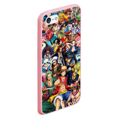 Чехол для iPhone 5/5S матовый Все Герои аниме Ван Пис all Heroes One piece - фото 2