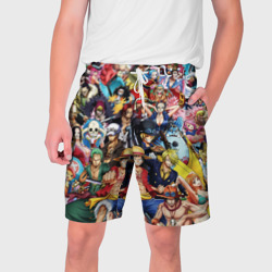 Все Герои аниме Ван Пис all Heroes One piece – Мужские шорты 3D с принтом купить