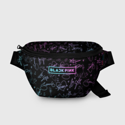 Поясная сумка 3D Neon Blackpink автографы