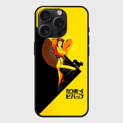 Чехол силиконовый для Apple iPhone 15 Pro Мax матовый Фэй Валентайн - Ковбой Бибоп