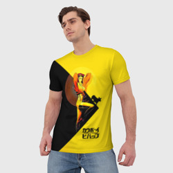 Мужская футболка 3D Фэй Валентайн - Ковбой Бибоп - фото 2