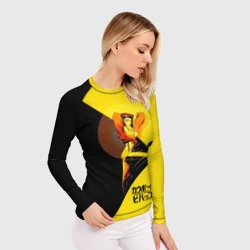 Женский рашгард 3D Фэй Валентайн - Ковбой Бибоп - фото 2