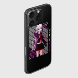 Чехол для iPhone 16 Pro силиконовый с защитой камеры Кёко Киригири - Danganronpa - фото 2