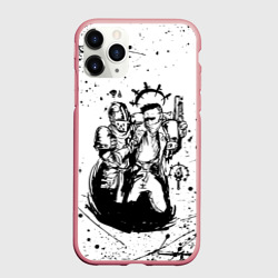 Чехол для iPhone 11 Pro Max матовый Darkest dungeon knight & bandit