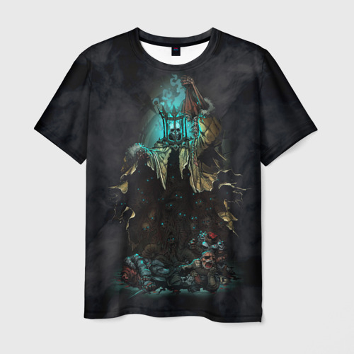 Мужская футболка с принтом Темнейшее подземелье darkest dungeon, вид спереди №1