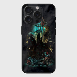 Чехол силиконовый для Apple iPhone 15 Pro матовый Темнейшее подземелье darkest dungeon