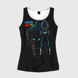 Женская майка 3D Dragon Ball Z Dark