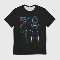 Мужская футболка 3D Dragon Ball Z Dark