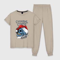 Женская пижама хлопок Cannibal Corpse Happy New Year