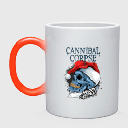 Кружка хамелеон Cannibal Corpse Happy New Year