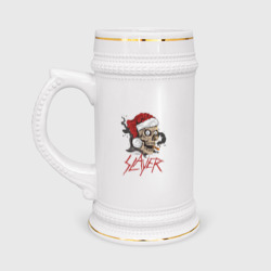 Кружка пивная Slayer skull Santa