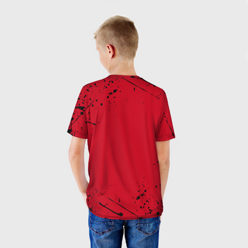 Детская футболка 3D с принтом BEASTMAN BERSERK / БЕРСЕРК, ПРОКЛЯТИЕ, вид сзади #2