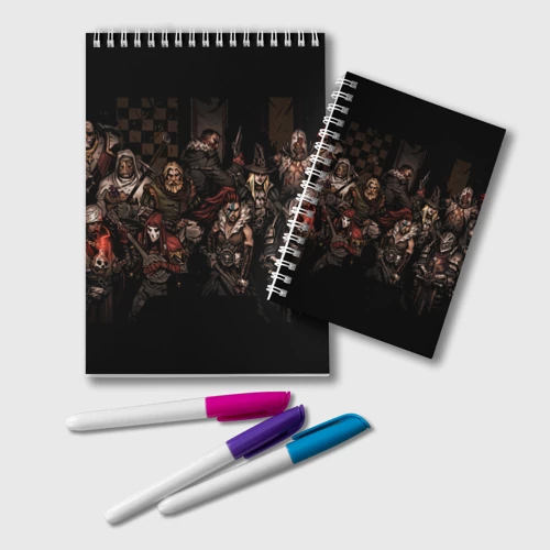 Блокнот Darkest dungeon all Heroes game
