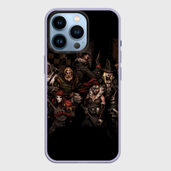 Чехол для iPhone 14 Pro Darkest dungeon all Heroes game