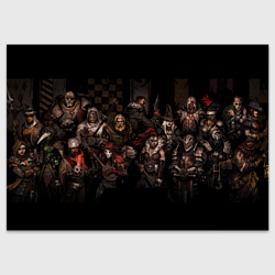 Поздравительная открытка Darkest dungeon all Heroes game