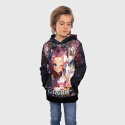 Детская толстовка 3D Диона. Миленькая девочка с кошачьими ушками - фото 2