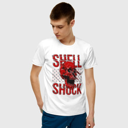 Мужская футболка хлопок SHLSHK | Skull Collection (On White) - фото 2