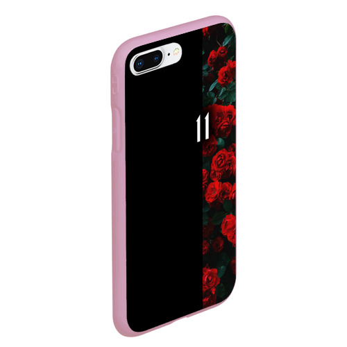 Чехол для iPhone 7Plus/8 Plus матовый Розы 11, цвет розовый - фото 3