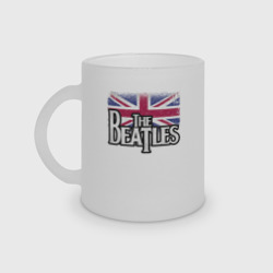 Кружка матовая стеклянная The Beatles Great Britain Битлз